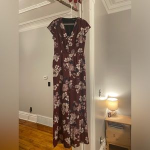 Floral wideleg jumpsuit